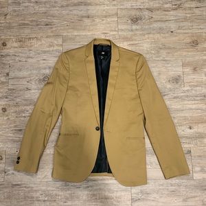 Camel Cotton Blazer